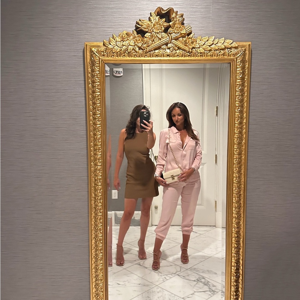 Aritzia Mini Dress in Tan